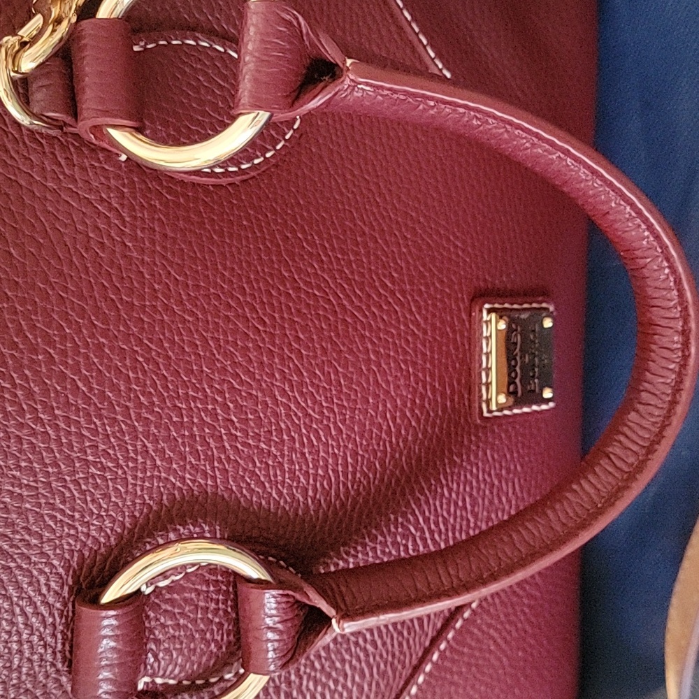 Dooney & Bourke Lucca Leather Satchel - Picture 11 of 13